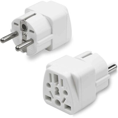 OEM Adaptador De Enchufe Inglés A Francia,adaptador De Ee. Uu. A Francia,adaptador De Reino Unido A Francia,adaptador De Viaje Universal (2 Piezas) OEM Adaptador De Enchufe Inglés A Francia,adaptador De Ee. Uu. A Francia,adaptador De Reino Unido A Francia,adaptador De Viaje Universal (2 Piezas)