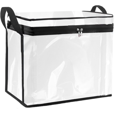 OEM Caja De Almacenamiento De Pvc Transparente Con Cremallera Y Asas, Resistente Al Agua Y A Los Arañazos, Para Libros Y Dvd. OEM Caja De Almacenamiento De Pvc Transparente Con Cremallera Y Asas, Resistente Al Agua Y A Los Arañazos, Para Libros Y Dvd.