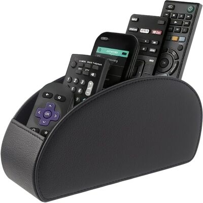 OEM Soporte Para Control Remoto Con 5 Bolsillos, Soporte Grande Para Tv, Dvd, Dongle 4k Y Controles Remotos Blu-ray, Soporte Para Bolígrafo, Negro, Tamaño Mediano OEM Soporte Para Control Remoto Con 5 Bolsillos, Soporte Grande Para Tv, Dvd, Dongle 4k Y Controles Remotos Blu-ray, Soporte Para Bolígrafo, Negro, Tamaño Mediano