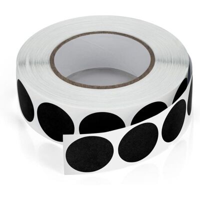 OEM Pegatinas Redondas - Puntos De Etiquetado - Organización Por Codificación De Colores - Vinilo Autoadhesivo - 19 Mm - Negro OEM Pegatinas Redondas - Puntos De Etiquetado - Organización Por Codificación De Colores - Vinilo Autoadhesivo - 19 Mm - Negro