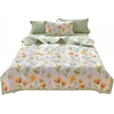 OEM Couvre-lits Légers Pour Lit Queen, Couverture D'Été Douce En Microfibre Légère, Couvre-lit À Motif Floral Moderne Pour Toutes Les Saisons 150x200 OEM Couvre-lits Légers Pour Lit Queen, Couverture D'Été Douce En Microfibre Légère, Couvre-lit À Motif Floral Moderne Pour Toutes Les Saisons 150x200