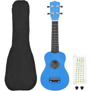 TORANA Set De Ukelele Soprano Con Funda Para Niños Azul Bebé 23" TORANA Set De Ukelele Soprano Con Funda Para Niños Azul Bebé 23"