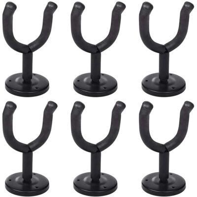 Percha De Montaje En Pared Para Guitarra Set 6 Piezas Vidaxl Percha De Montaje En Pared Para Guitarra Set 6 Piezas Vidaxl