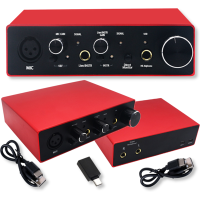OEM Interfaz De Audio Usb X2 Tarjeta De Música 16 Bits 48 V 23 Db 2 V Rms Sonido De Guitarra OEM Interfaz De Audio Usb X2 Tarjeta De Música 16 Bits 48 V 23 Db 2 V Rms Sonido De Guitarra