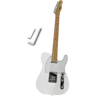 Behringer Guitarra Eléctrica Telecaster V-tone Etl39 Wh 4/4 De 39" Ss Blanca Con Llaves Allen Behringer Guitarra Eléctrica Telecaster V-tone Etl39 Wh 4/4 De 39" Ss Blanca Con Llaves Allen