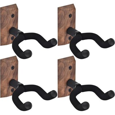 OEM Juego De 4 Ganchos Para Guitarra - 14 X 10,3 X 5,1 Cm - Soporte De Pared Para Guitarra - Apto Para Guitarras Eléctricas, Bajos Y Guitarras Acústicas - Gancho Giratorio - Fabricado En Madera Y Metal - OEM Juego De 4 Ganchos Para Guitarra - 14 X 10,3 X 5,1 Cm - Soporte De Pared Para Guitarra - Apto Para Guitarras Eléctricas, Bajos Y Guitarras Acústicas - Gancho Giratorio - Fabricado En Madera Y Metal -
