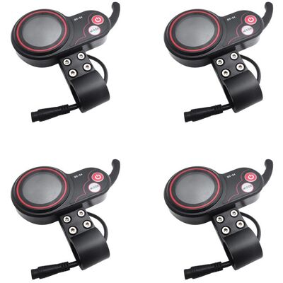 OEM Adecuado Para El Panel De Instrumentos Con Pantalla Lcd Y Acelerador De Pulgar Qs-s4 48v-60v 4x, Compatible Con Los Patinetes Eléctricos Zero 8, 9, 10, 8x Y 10x, Accesorio De Pantalla De 6 Pines. OEM Adecuado Para El Panel De Instrumentos Con Pantalla Lcd Y Acelerador De Pulgar Qs-s4 48v-60v 4x, Compatible Con Los Patinetes Eléctricos Zero 8, 9, 10, 8x Y 10x, Accesorio De Pantalla De 6 Pines.