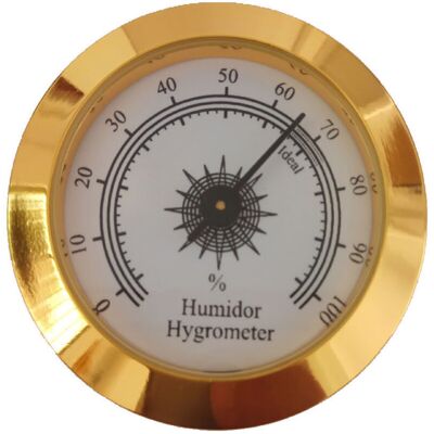 OEM Higrómetro Digital Redondo Ahlsen Para El Cuidado De Violines E Instrumentos De Puros (dorado, 50 Mm) OEM Higrómetro Digital Redondo Ahlsen Para El Cuidado De Violines E Instrumentos De Puros (dorado, 50 Mm)