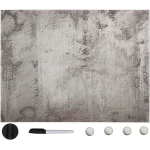 No Brand - Pizarra Magnética De Pared Vidrio 80x60 Cm Vidaxl No Brand - Pizarra Magnética De Pared Vidrio 80x60 Cm Vidaxl
