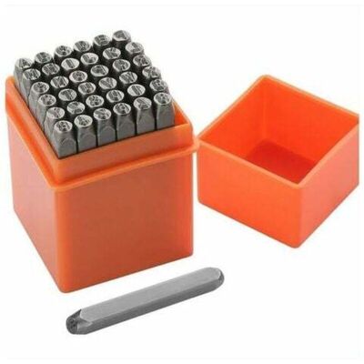 36 Piezas De Letras Y Números Perforados, Perforadora De Letras De Metal De 6 Mm, Letra Perforada De Metal Az Y 0-9, Número De Perforación Para Perforar Metal, Plástico, Madera, Cuero - Ahlsen 36 Piezas De Letras Y Números Perforados, Perforadora De Letras De Metal De 6 Mm, Letra Perforada De Metal Az Y 0-9, Número De Perforación Para Perforar Metal, Plástico, Madera, Cuero - Ahlsen