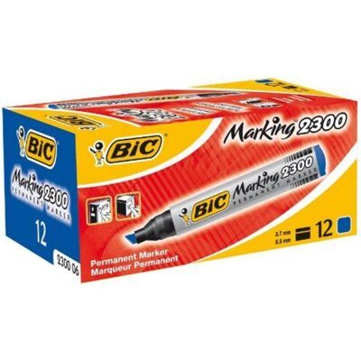 Rotulador Permanente Bic Azul Rotulador Permanente Bic Azul