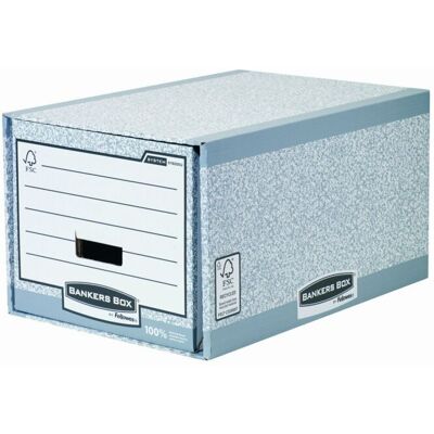 Cajón Archivador Fellowes Bankers Box Gris Cartón Reciclado (31 X 39 X 56,8 Cm) Cajón Archivador Fellowes Bankers Box Gris Cartón Reciclado (31 X 39 X 56,8 Cm)