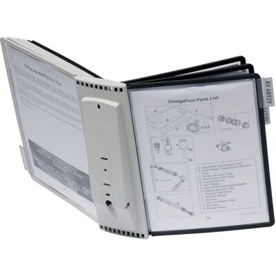Durable - Soporte Mural 10 Sobres Para Consulta Y Présentación Documentos A4 Durable - Soporte Mural 10 Sobres Para Consulta Y Présentación Documentos A4