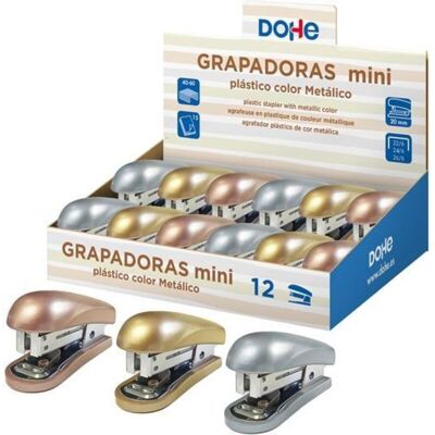 Dohe Grapadoras Mini Expositor 12 C/surtidos Metálicos Dohe Grapadoras Mini Expositor 12 C/surtidos Metálicos