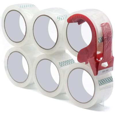 OEM Paquete De 6 Rollos De Cinta De Embalaje Transparente Para Cajas De Cartón, Cinta Industrial Transparente De 50 Mm X 50 M, Para Envíos Y Sellado De Paquetes, Cinta Doméstica, Cinta De Embalaje Transpa OEM Paquete De 6 Rollos De Cinta De Embalaje Transparente Para Cajas De Cartón, Cinta Industrial Transparente De 50 Mm X 50 M, Para Envíos Y Sellado De Paquetes, Cinta Doméstica, Cinta De Embalaje Transpa