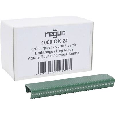 Regur Anillas D Verde Metal 10x100 Mm Paquete 1000 Regur Anillas D Verde Metal 10x100 Mm Paquete 1000