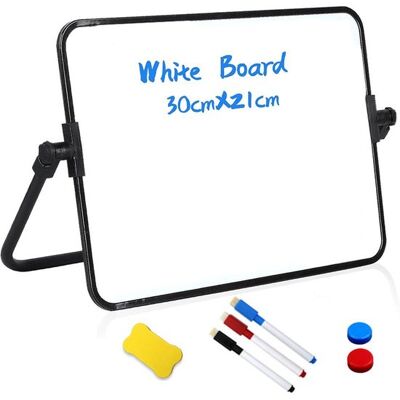 OEM Pizarra Blanca Pequeña Borrable A3 Con Soporte Antideslizante, Pizarra Magnética De Doble Cara De 30 X 42 Cm Con 3 Rotuladores, Aula U Oficina OEM Pizarra Blanca Pequeña Borrable A3 Con Soporte Antideslizante, Pizarra Magnética De Doble Cara De 30 X 42 Cm Con 3 Rotuladores, Aula U Oficina