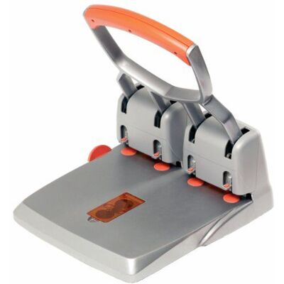 Perforadora Rapid Hdc150 Plata Naranja Capacidad 150 Hojas Perforadora Rapid Hdc150 Plata Naranja Capacidad 150 Hojas