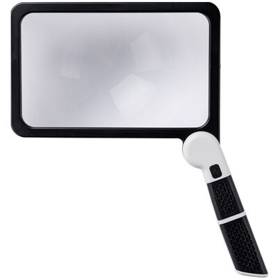 OEM Lupa De Lectura De Página Completa 5x, Lupa De Bolsillo Rectangular, Formato Plegable Grande Con Iluminación, 48 Led (3 Modos), Ideal Para Personas Mayores Que Leen Libros Y Documentos Impresos - Negr OEM Lupa De Lectura De Página Completa 5x, Lupa De Bolsillo Rectangular, Formato Plegable Grande Con Iluminación, 48 Led (3 Modos), Ideal Para Personas Mayores Que Leen Libros Y Documentos Impresos - Negr