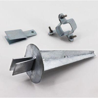 Conjunto de soportes longitudinales AQUAGART - Refuerzo para vallado en perfil Z Conjunto de soportes longitudinales AQUAGART - Refuerzo para vallado en perfil Z