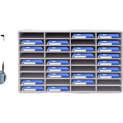 OEM Organizador De Documentos, Papel Kraft, Capacidad Para 36 Compartimentos, 30,5 X 25,4 X 38,1 Cm, Tamaño Carta Estándar, Diseño Apilable. OEM Organizador De Documentos, Papel Kraft, Capacidad Para 36 Compartimentos, 30,5 X 25,4 X 38,1 Cm, Tamaño Carta Estándar, Diseño Apilable.