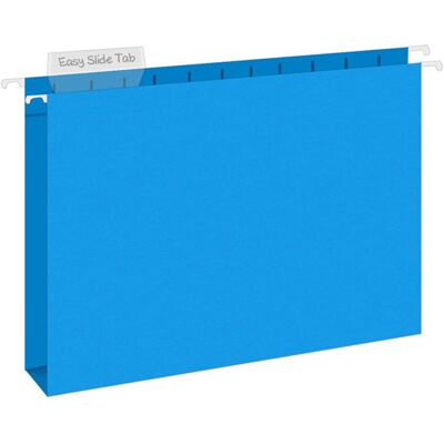 OEM Carpetas Colgantes Para Archivo - Tamaño Carta - Corte 1/5 - Azul - 25 Unidades OEM Carpetas Colgantes Para Archivo - Tamaño Carta - Corte 1/5 - Azul - 25 Unidades