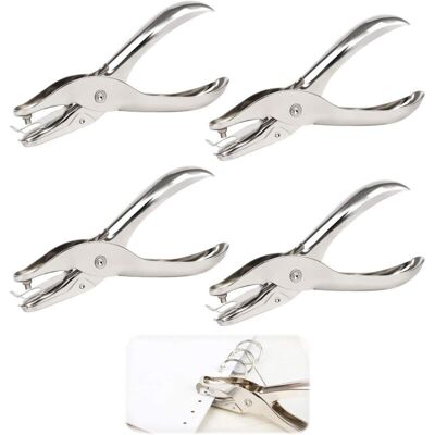 OEM Perforadora Manual De Un Solo Orificio De 3 Mm – Juego De 4 Clips Metálicos Resistentes Para Papel, Cartón Fino Y Documentos Profesionales. OEM Perforadora Manual De Un Solo Orificio De 3 Mm – Juego De 4 Clips Metálicos Resistentes Para Papel, Cartón Fino Y Documentos Profesionales.