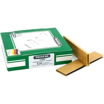 Prebena E30cnkha Grapas Grapas 30 Mm Tipo E 4600 Piezas Galvanizadas Endurecidas Prebena E30cnkha Grapas Grapas 30 Mm Tipo E 4600 Piezas Galvanizadas Endurecidas