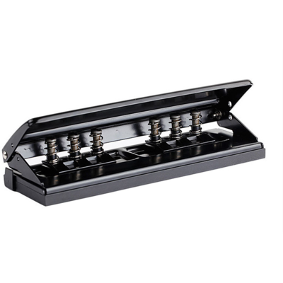 OEM Perforadora Metálica Ajustable De 6 Agujeros, Con Capacidad Para 6 Hojas, Para Organizadores, Agendas, Cuadernos Y Recambios De Papel (negra). OEM Perforadora Metálica Ajustable De 6 Agujeros, Con Capacidad Para 6 Hojas, Para Organizadores, Agendas, Cuadernos Y Recambios De Papel (negra).