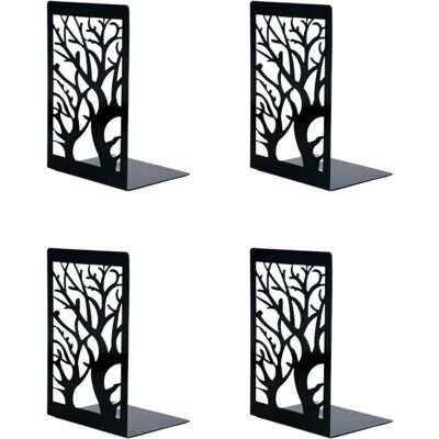 DPZO Sujetalibros, Juego De 4 Sujetalibros De Metal, Organizador De Libros Para Estantes, Resistente A Los Arañazos Y Antideslizante, Color Negro, Ideal Para Niños, Oficina, Sala De Estar, Estudio, Escuela DPZO Sujetalibros, Juego De 4 Sujetalibros De Metal, Organizador De Libros Para Estantes, Resistente A Los Arañazos Y Antideslizante, Color Negro, Ideal Para Niños, Oficina, Sala De Estar, Estudio, Escuela