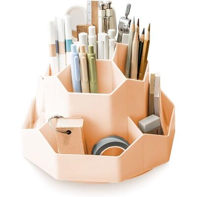 OEM Portalápices Giratorio Con 9 Compartimentos Para Escritorio, Amplio Espacio De Almacenamiento Para Bolígrafos Y Marcadores, Accesorio De Oficina - Crezuo OEM Portalápices Giratorio Con 9 Compartimentos Para Escritorio, Amplio Espacio De Almacenamiento Para Bolígrafos Y Marcadores, Accesorio De Oficina - Crezuo
