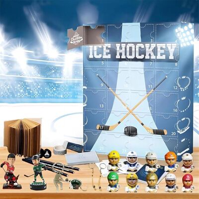 TREETALK Calendari Dell'avvento Con Motivi Di Hockey, Calendario Dell'avvento Di 24 Giorni Con Conto Alla Rovescia, Calendario Dell'avvento Con Miniature Di Squadre, Statuette Da Collezione Per La Decorazione TREETALK Calendari Dell'avvento Con Motivi Di Hockey, Calendario Dell'avvento Di 24 Giorni Con Conto Alla Rovescia, Calendario Dell'avvento Con Miniature Di Squadre, Statuette Da Collezione Per La Decorazione