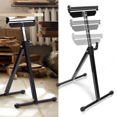 Jiubiaz Soportes De Rodillo Pack De 3, Caballetes Ajustables 68,2–108 Cm, Rodillo De Apoyo 29,5 Cm, Soportes Plegables De Acero A3, Capacidad 60 Kg Por Pieza Jiubiaz Soportes De Rodillo Pack De 3, Caballetes Ajustables 68,2–108 Cm, Rodillo De Apoyo 29,5 Cm, Soportes Plegables De Acero A3, Capacidad 60 Kg Por Pieza