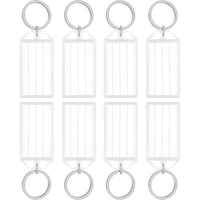 OEM Llavero De 5 Cm, Fabricado En Plástico/metal, Con Etiquetas De Papel Rayadas En Blanco, Cubiertas Transparentes Y Anillas Para Llaves, Identificación Robusta Del Objeto, OEM Llavero De 5 Cm, Fabricado En Plástico/metal, Con Etiquetas De Papel Rayadas En Blanco, Cubiertas Transparentes Y Anillas Para Llaves, Identificación Robusta Del Objeto,
