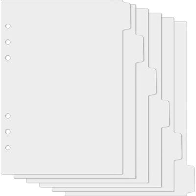 OEM 6 Separadores A7, Carpeta De Plástico, Separador, Índice, 6 Agujeros, Separador Lateral, Cuaderno, Carpeta De Anillas, Agenda OEM 6 Separadores A7, Carpeta De Plástico, Separador, Índice, 6 Agujeros, Separador Lateral, Cuaderno, Carpeta De Anillas, Agenda