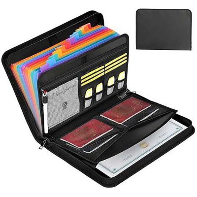 OEM Carpeta Archivadora Tipo Acordeón Ignífuga, Cerradura De Combinación De 3 Dígitos, 13 Bolsillos, Impermeable, Para Documentos A4, Oficina, Viajes OEM Carpeta Archivadora Tipo Acordeón Ignífuga, Cerradura De Combinación De 3 Dígitos, 13 Bolsillos, Impermeable, Para Documentos A4, Oficina, Viajes