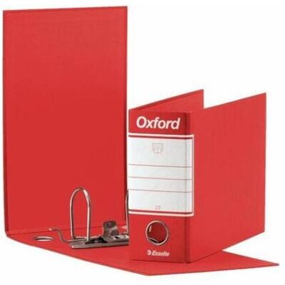 Esselte Oxford Carpeta De Cartón Rojo Esselte Oxford Carpeta De Cartón Rojo