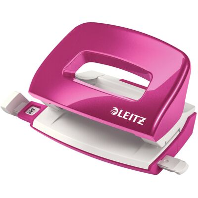 Leitz Mini Perforadora Nexxt Wow 2 Agujeros, 10 Hojas, Metal, Rosa Metalizado Leitz Mini Perforadora Nexxt Wow 2 Agujeros, 10 Hojas, Metal, Rosa Metalizado