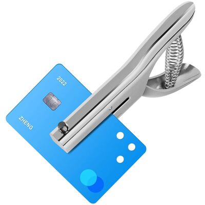 Csparkv - Perforadora De Metal Plateado De 3 Mm - Perforadora - Perforadora De Alto Rendimiento - Accesorio De Oficina - Perforadora Ideal Para Archivos Csparkv - Perforadora De Metal Plateado De 3 Mm - Perforadora - Perforadora De Alto Rendimiento - Accesorio De Oficina - Perforadora Ideal Para Archivos