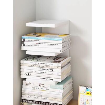 QIYAO Estantería Para Libros, Ideal Para El Hogar Y La Oficina, Ideal Para Revistas, Periódicos Y Archivos (blanca, 3 Niveles) QIYAO Estantería Para Libros, Ideal Para El Hogar Y La Oficina, Ideal Para Revistas, Periódicos Y Archivos (blanca, 3 Niveles)