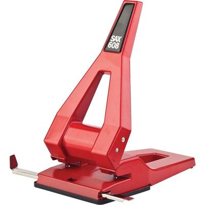 Perforadora Sax 608 Roja Capacidad 63 Hojas Perforadora Sax 608 Roja Capacidad 63 Hojas