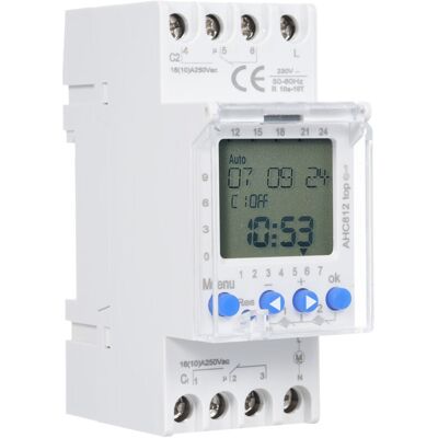 OEM Temporizador De 2 Canales, Interruptor De Tiempo Digital Programable Con Palabra Din, Calendario Con Pantalla Lcd Y 6 Idiomas Para Uso En El Hogar O La Oficina OEM Temporizador De 2 Canales, Interruptor De Tiempo Digital Programable Con Palabra Din, Calendario Con Pantalla Lcd Y 6 Idiomas Para Uso En El Hogar O La Oficina