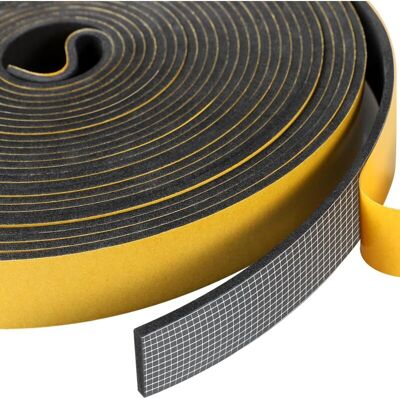 OEM Sello De Ventana De Gomaespuma Autoadhesivo, 25 Mm (ancho) X 3 Mm (profundidad), Cinta Selladora De Células Cerradas De Alta Densidad Para Aislamiento Acústico De Sellado Contra Colisiones, Total 10 M OEM Sello De Ventana De Gomaespuma Autoadhesivo, 25 Mm (ancho) X 3 Mm (profundidad), Cinta Selladora De Células Cerradas De Alta Densidad Para Aislamiento Acústico De Sellado Contra Colisiones, Total 10 M