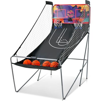 Juego de Baloncesto Costway - 8 en 1 Electrónico con 4 Pelotas Juego de Baloncesto Costway - 8 en 1 Electrónico con 4 Pelotas