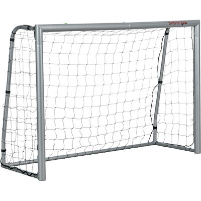 JHY DESIGN Portería De Fútbol Resistente, Gris, 160x240x85 Cm JHY DESIGN Portería De Fútbol Resistente, Gris, 160x240x85 Cm