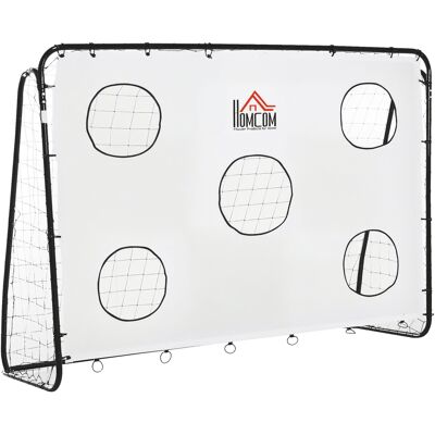JHY DESIGN Portería De Fútbol Con Zona De Entrenamiento Y Objetivo, 240 X 88 X 174 Cm JHY DESIGN Portería De Fútbol Con Zona De Entrenamiento Y Objetivo, 240 X 88 X 174 Cm
