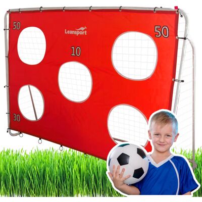 OEM Portería De Entrenamiento De Fútbol Con Tapete De Entrenamiento, Color Rojo, 213x152x75cm. OEM Portería De Entrenamiento De Fútbol Con Tapete De Entrenamiento, Color Rojo, 213x152x75cm.