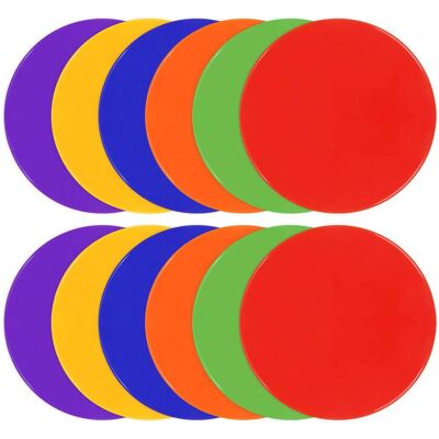 OEM Juego De 12 Marcadores De Goma Antideslizantes De 9 Y 10 Pulgadas Para Entrenamiento De Agilidad En Superficies Planas (fútbol Americano, Baloncesto, Etc.). Ideales Para Ejercicios De Velocidad Y Agil OEM Juego De 12 Marcadores De Goma Antideslizantes De 9 Y 10 Pulgadas Para Entrenamiento De Agilidad En Superficies Planas (fútbol Americano, Baloncesto, Etc.). Ideales Para Ejercicios De Velocidad Y Agil