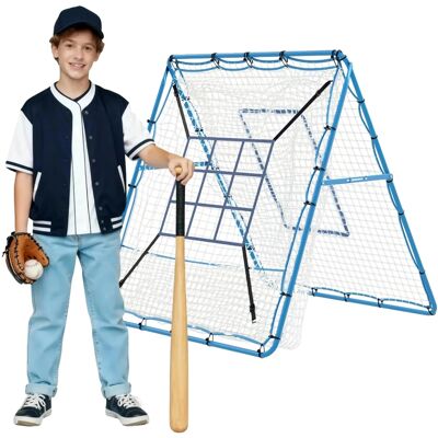 OEM Red De Rebote, Ángulos Ajustables, Entrenamiento Multideportivo, Azul OEM Red De Rebote, Ángulos Ajustables, Entrenamiento Multideportivo, Azul