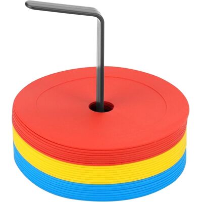 OEM Discos Para Marcación De Campo - 15 Cm - Antideslizantes - Colores Brillantes - Tpe - Para Fútbol Baloncesto Balonmano - 25 Unidades OEM Discos Para Marcación De Campo - 15 Cm - Antideslizantes - Colores Brillantes - Tpe - Para Fútbol Baloncesto Balonmano - 25 Unidades